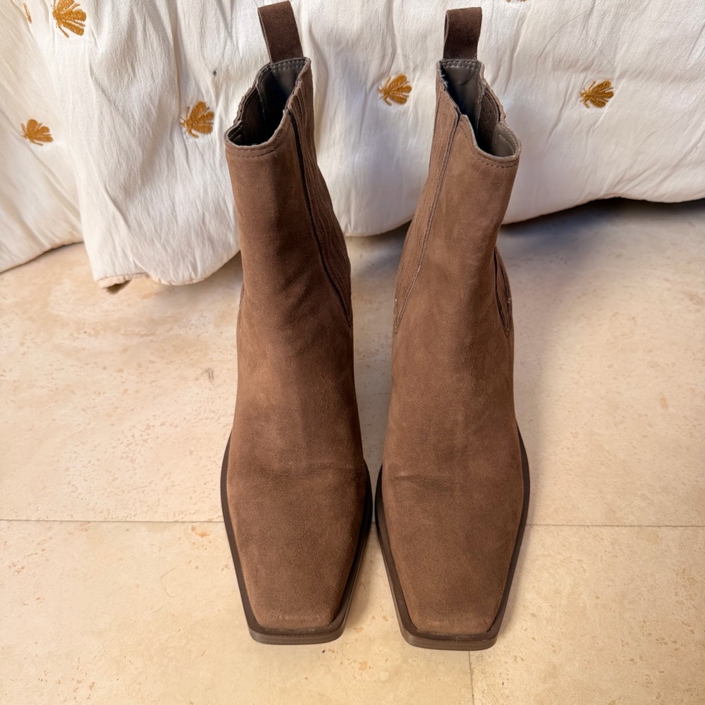 Vince Camuto Brown Suede Boots